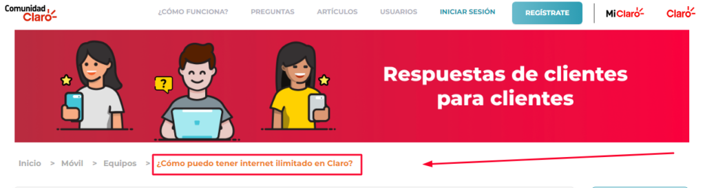 Cómo activar internet ilimitado claro