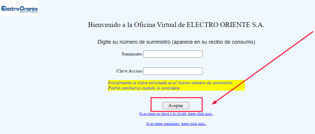 Cómo consultar el recibo Electro Oriente en Perú