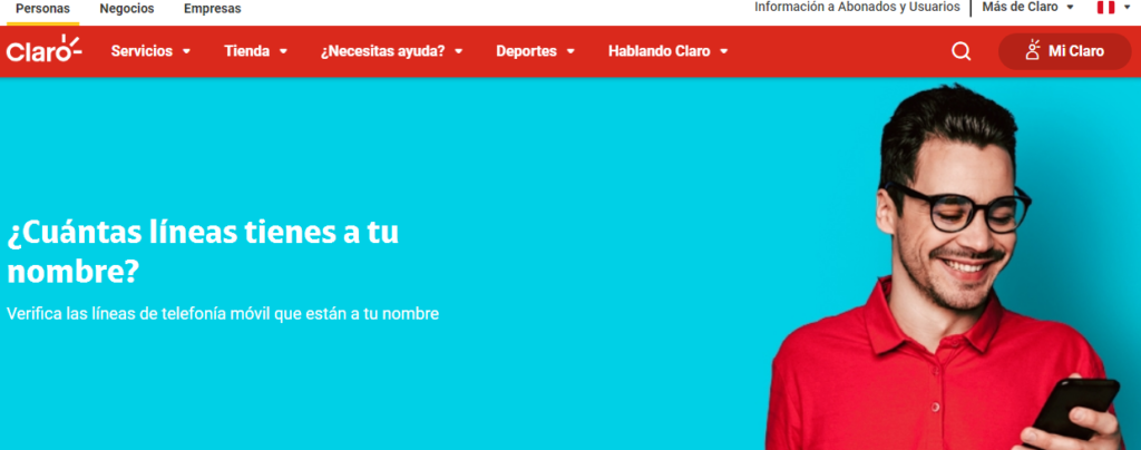Cómo saber cuántas líneas o números tengo en Claro Perú