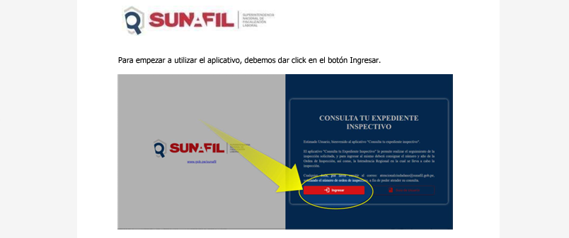 Consultar trámite Sunafil en Perú