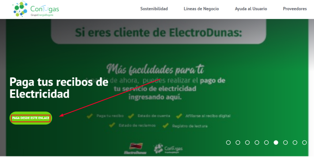 consultar el recibo Contugas en Perú